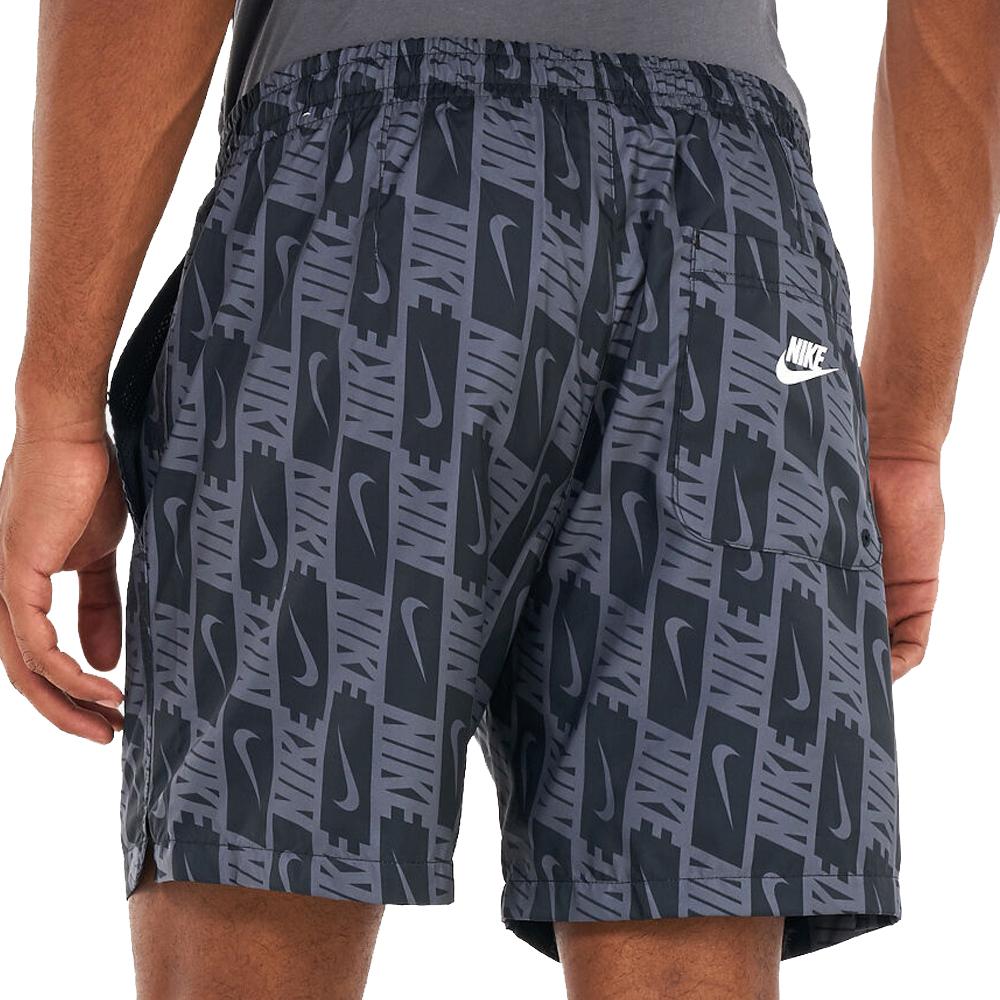 Short Gris/Noir Homme Nike Repeat vue 2