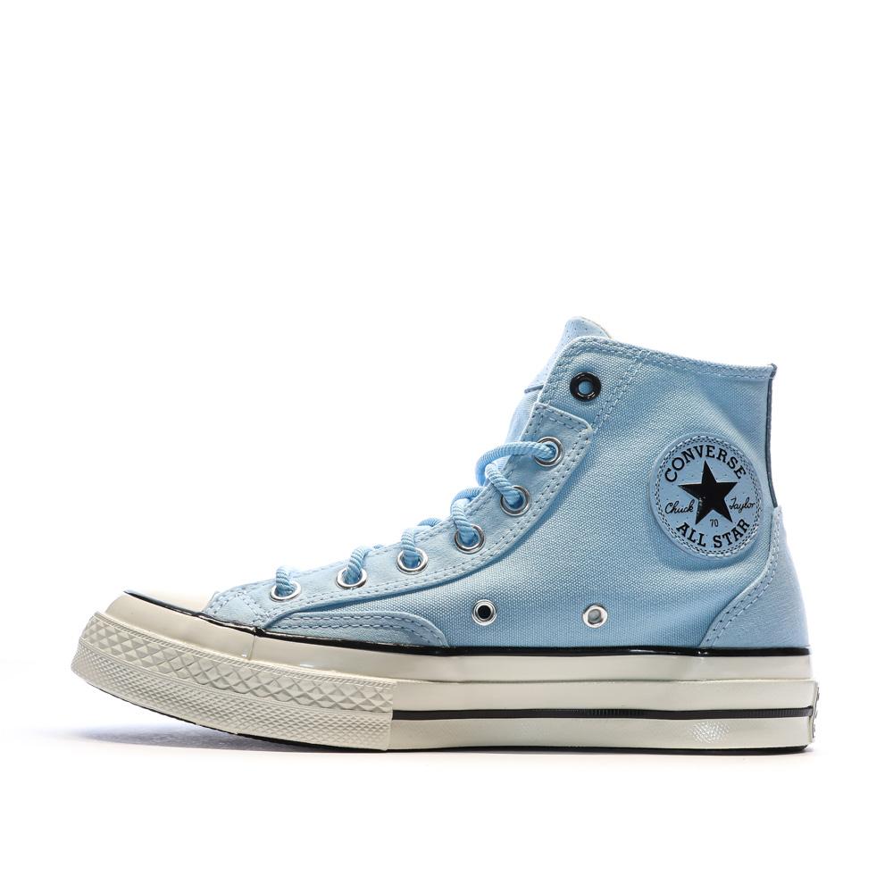 Baskets Bleues Mixte Converse Chuck 70 Court pas cher