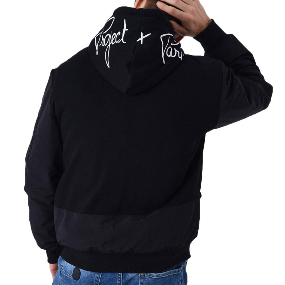 Blouson Noir Homme Project X Paris 2230117 vue 2