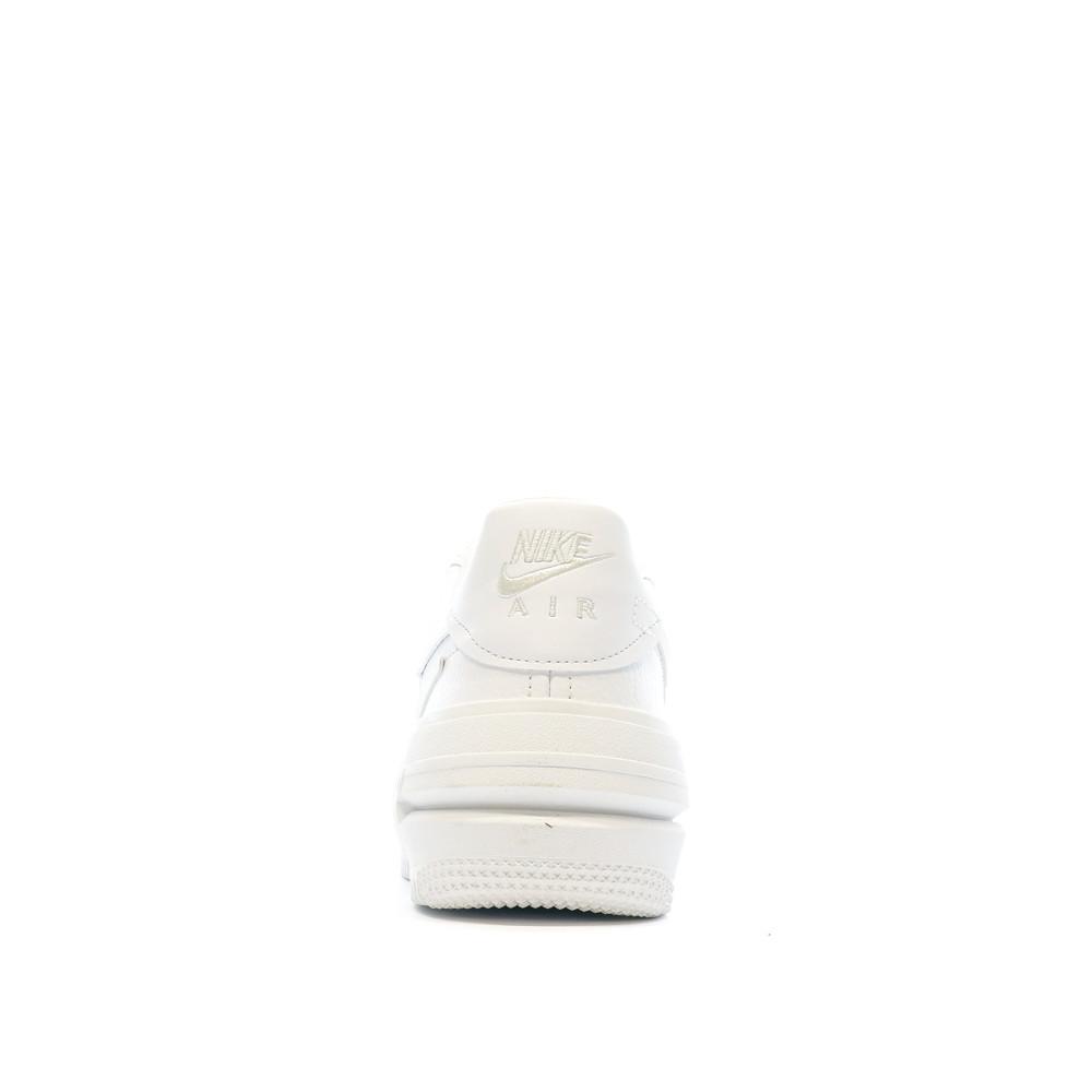 Baskets Blanches Femme Nike Air Force 1 Plateforme vue 3