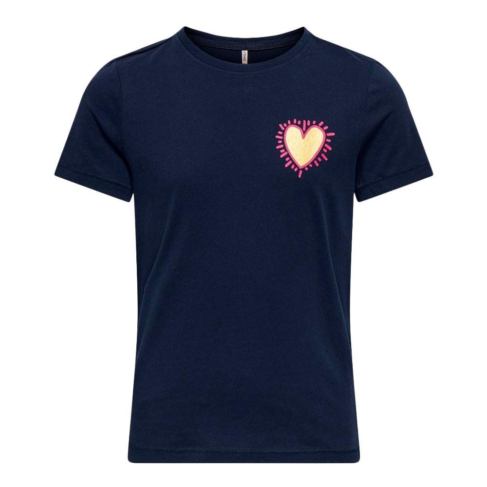 Camiseta azul marino para niña de la marca ONLY, modelo «nina» barato