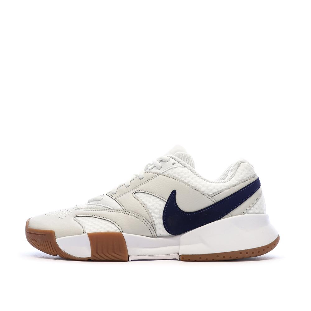 Chaussures de tennis Blanches/Beiges Homme Nike Court Lite 4 pas cher