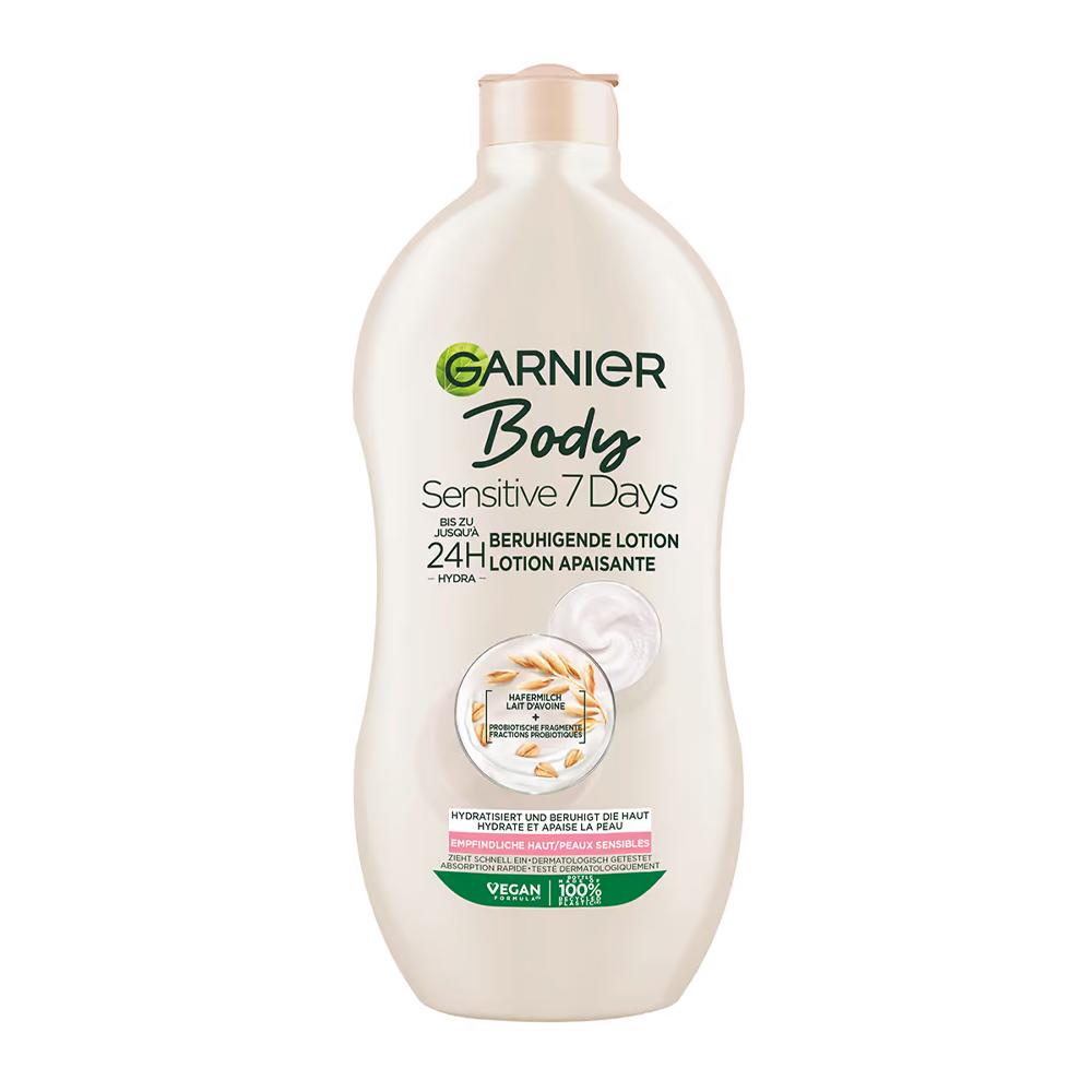 Lait Apaisant Garnier Body Sensitive 7 Days 400ml pas cher