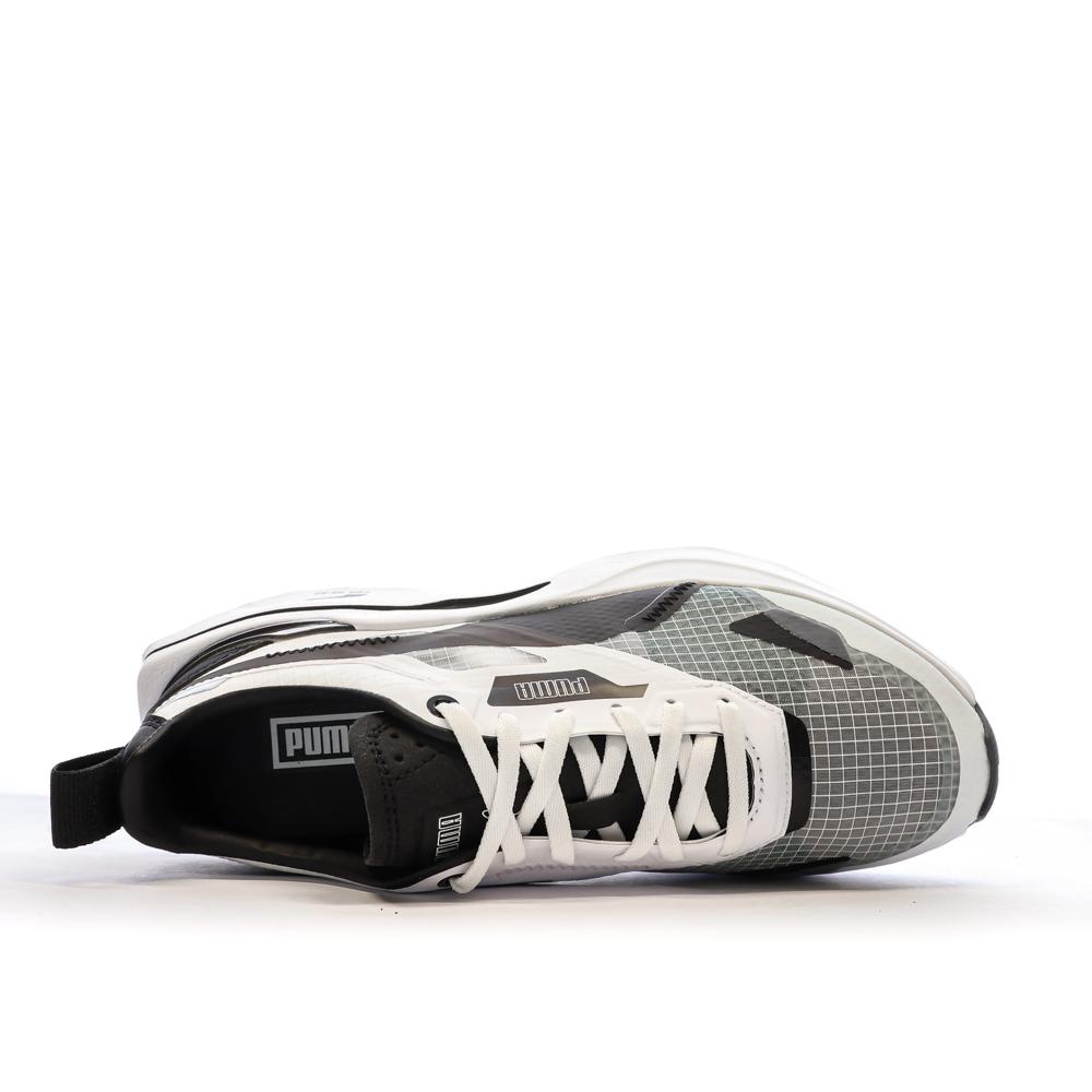 Baskets Blanches/Noires Garçon Puma Rider vue 4