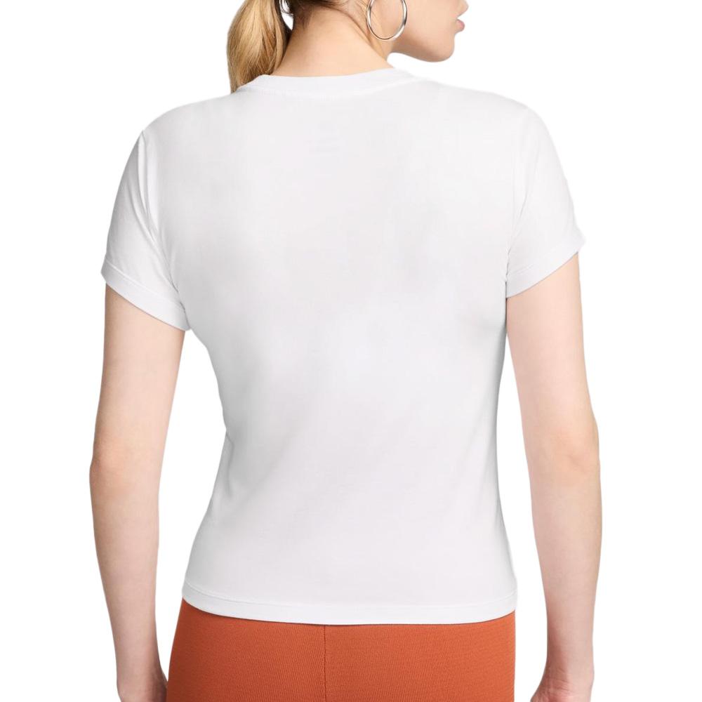 T-Shirt Blanc Femme Nike FV5508 vue 2