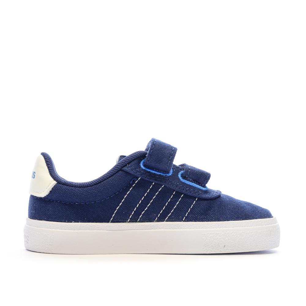 Baskets Marine Garçon Adidas Vulcraid3r vue 2