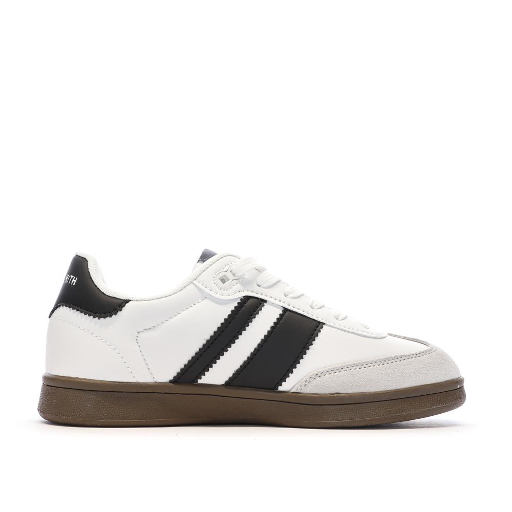 Baskets Blanc/Noir Femme Teddy Smith 120131 vue 2