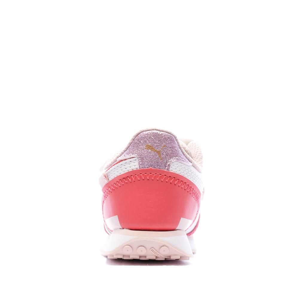 Baskets Rose fille Puma Rider vue 3