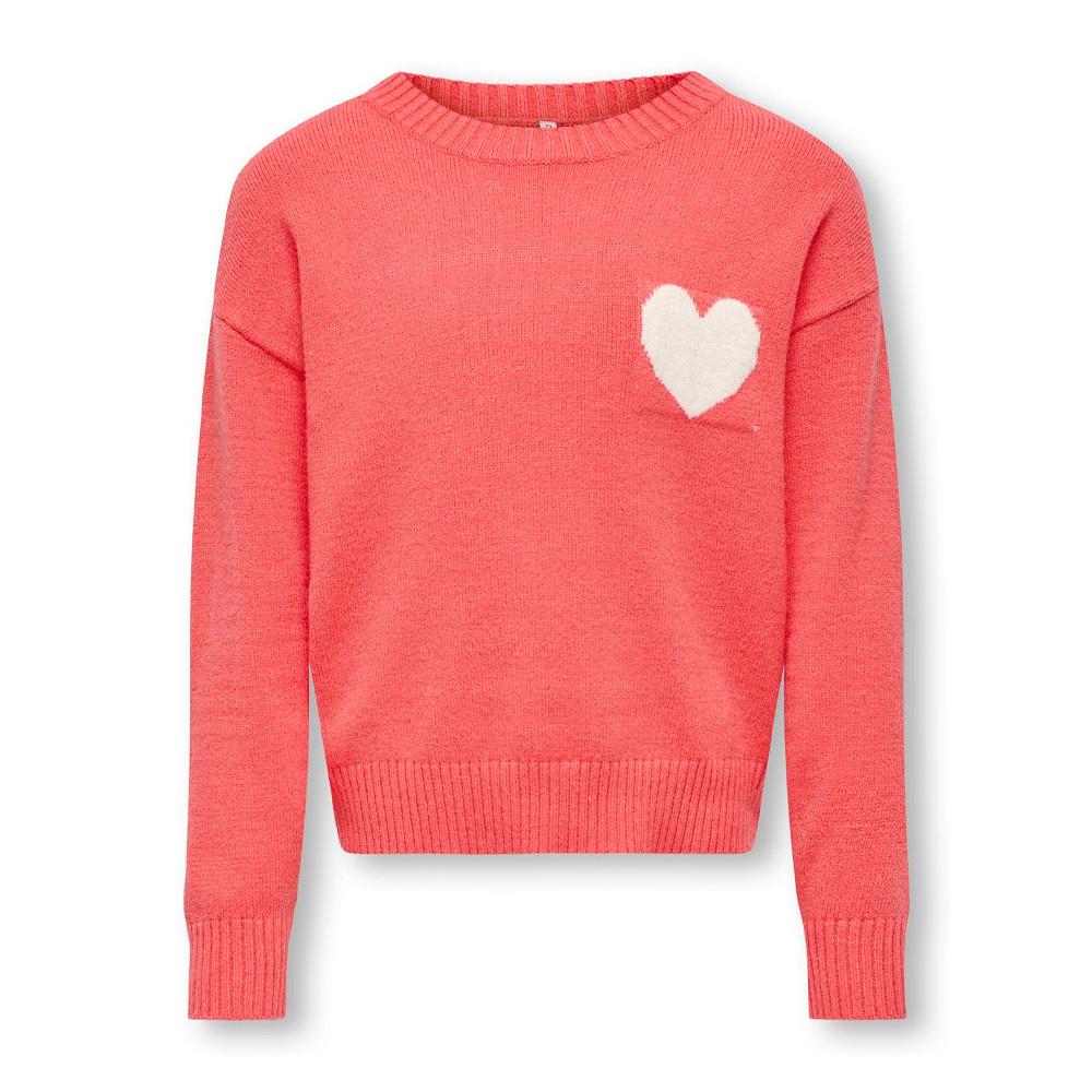 Pull Rose Fille Kids ONLY Gleva pas cher