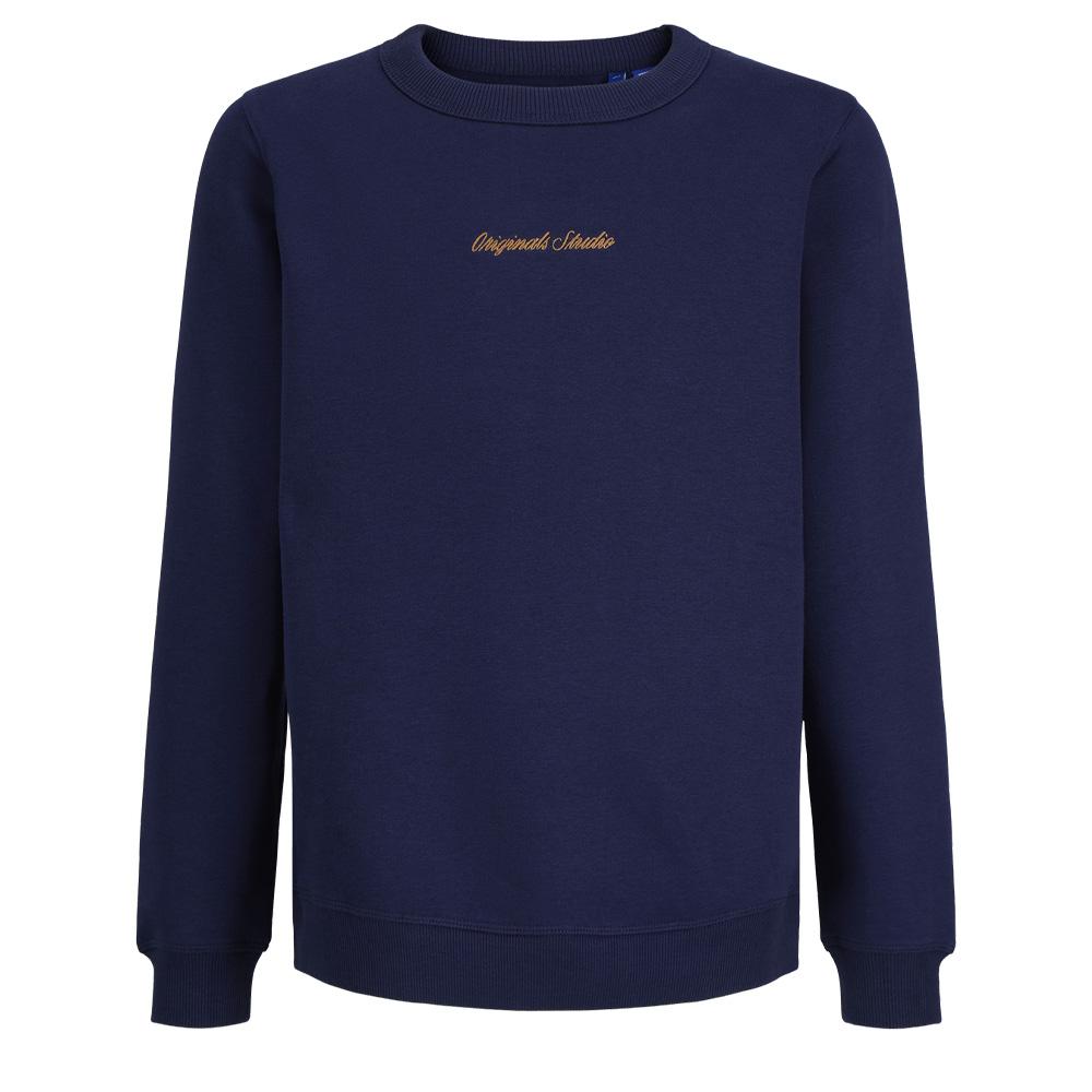 Sweat Marine Foncé Garçon Jack & Jones Norrebro pas cher