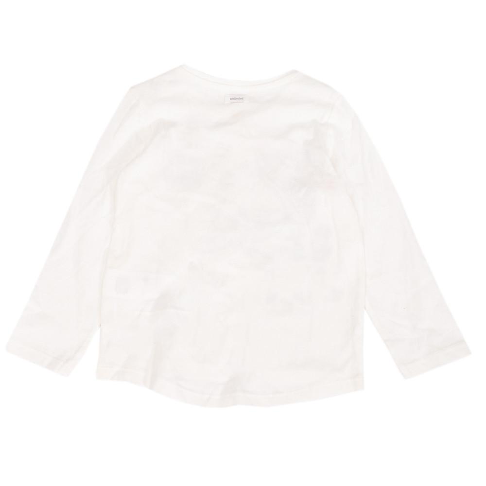 T-shirt Manches Longues Blanc Fille Catimini vue 2