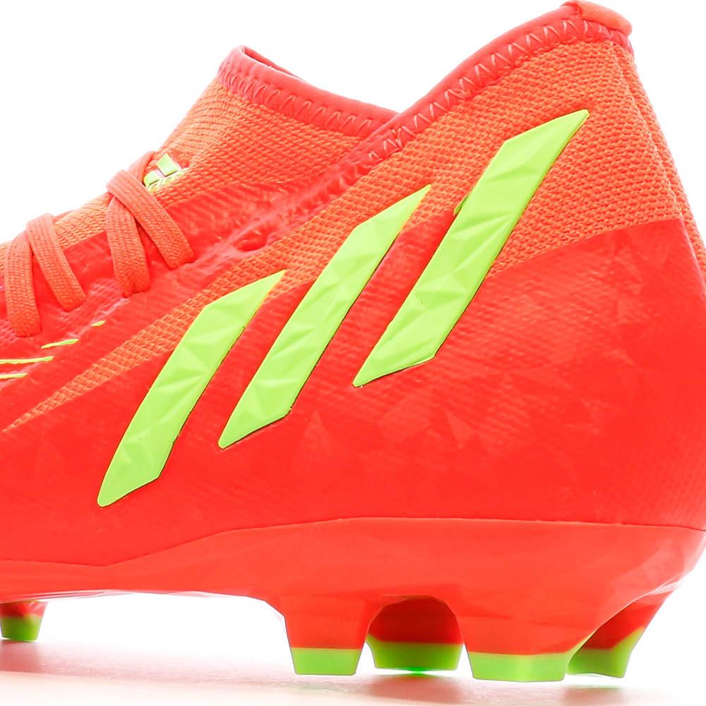 Chaussures de football Rouge Homme Adidas Predator Edge.1 vue 7