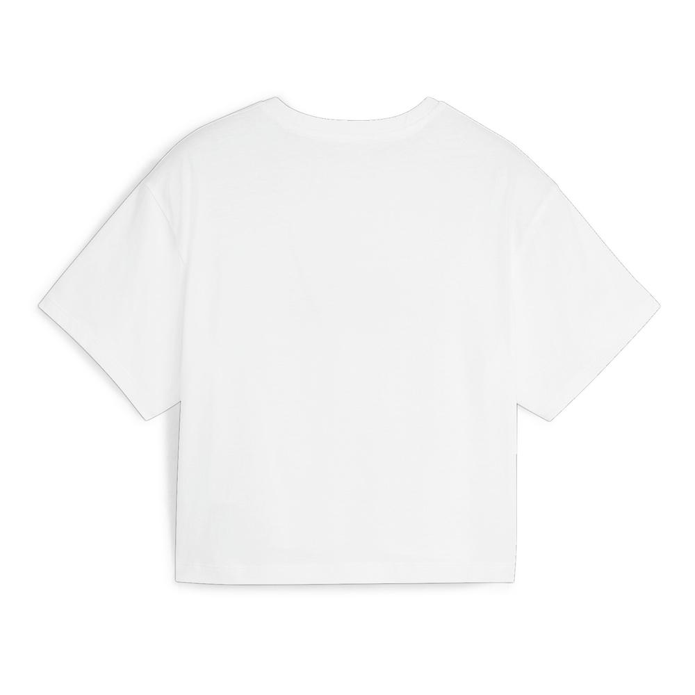 Crop top Blanc/Mauve Fille Puma 845346 vue 2