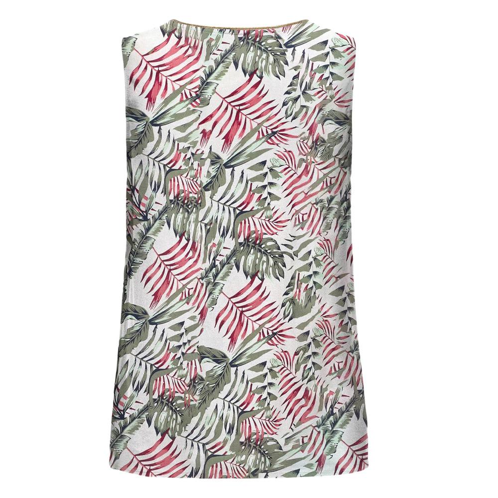 T-Shirt Blanc/Kaki Femme Only Onlselina pas cher