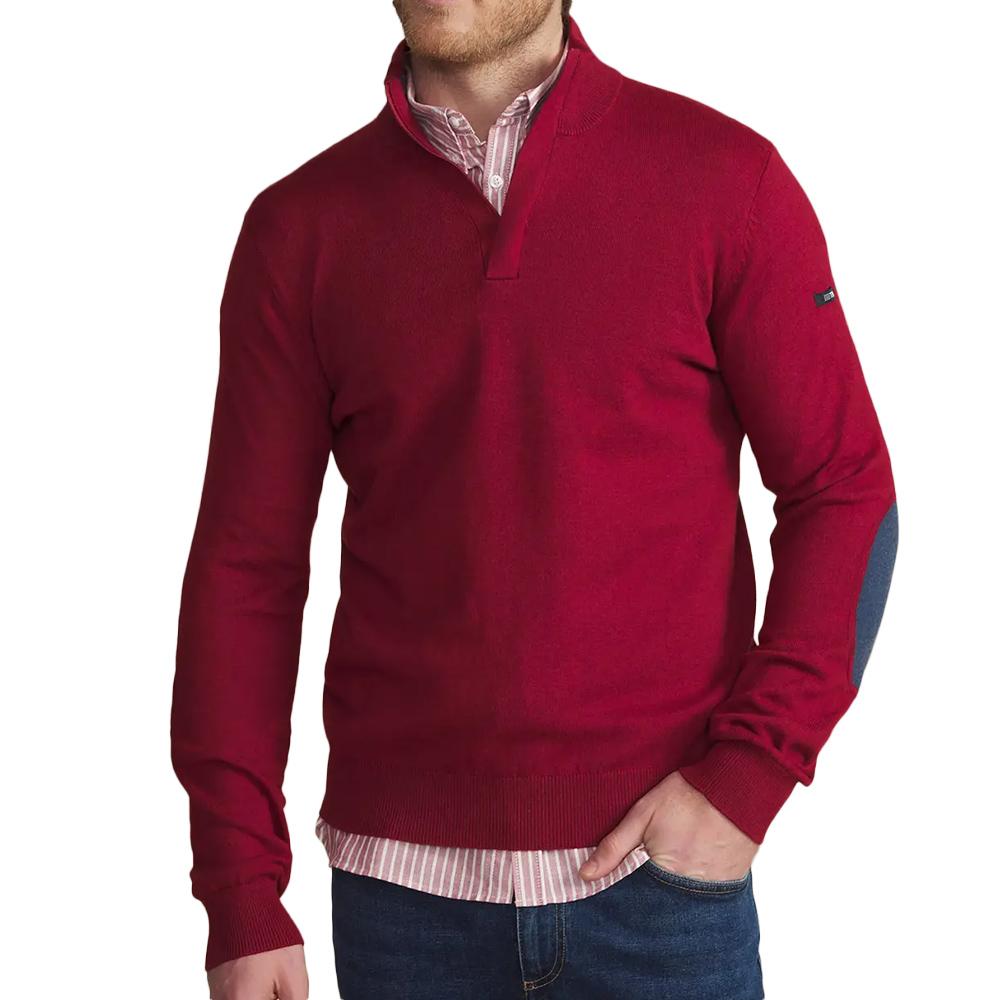 Pull Rouge Homme TBS Pull MALIK pas cher