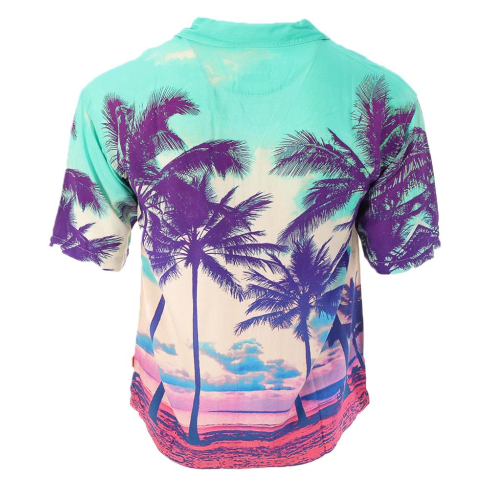 Chemise Tropical Vert/Rose Homme Kaporal THAI vue 2
