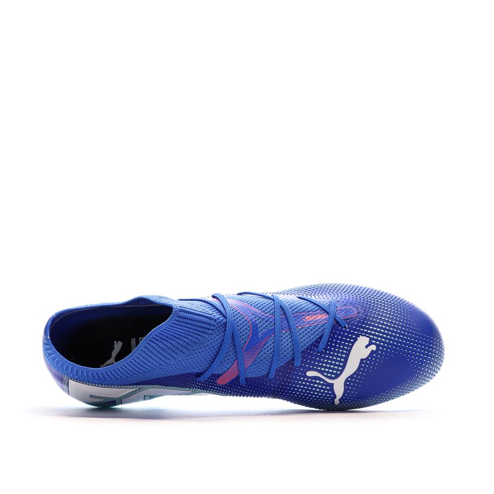 Chaussures de Foot Bleues Homme Puma Future 7 Match FG/AG vue 4