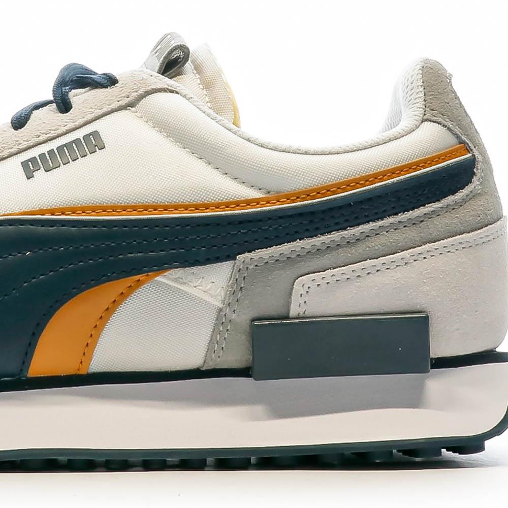 Baskets Blanc/Beige/Marine Homme Puma Future Rider vue 7