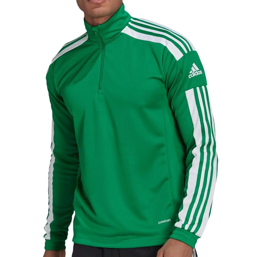Sudadera con cremallera verde para hombre Adidas Sq21 barato