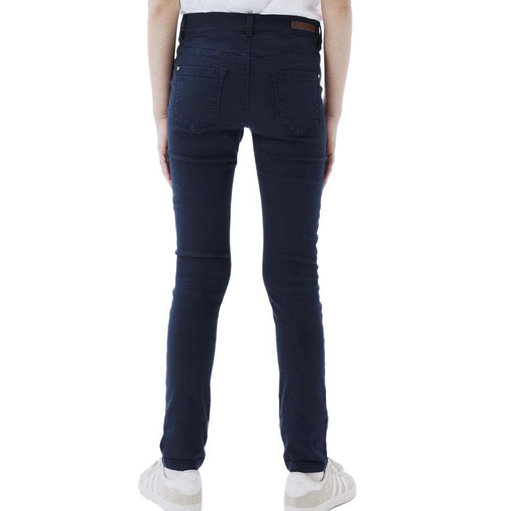 Pantalon skinny Bleu Foncé Fille Name it Polly vue 2