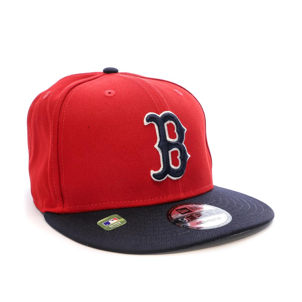Casquette Rouge Homme New Era Bosred vue 2