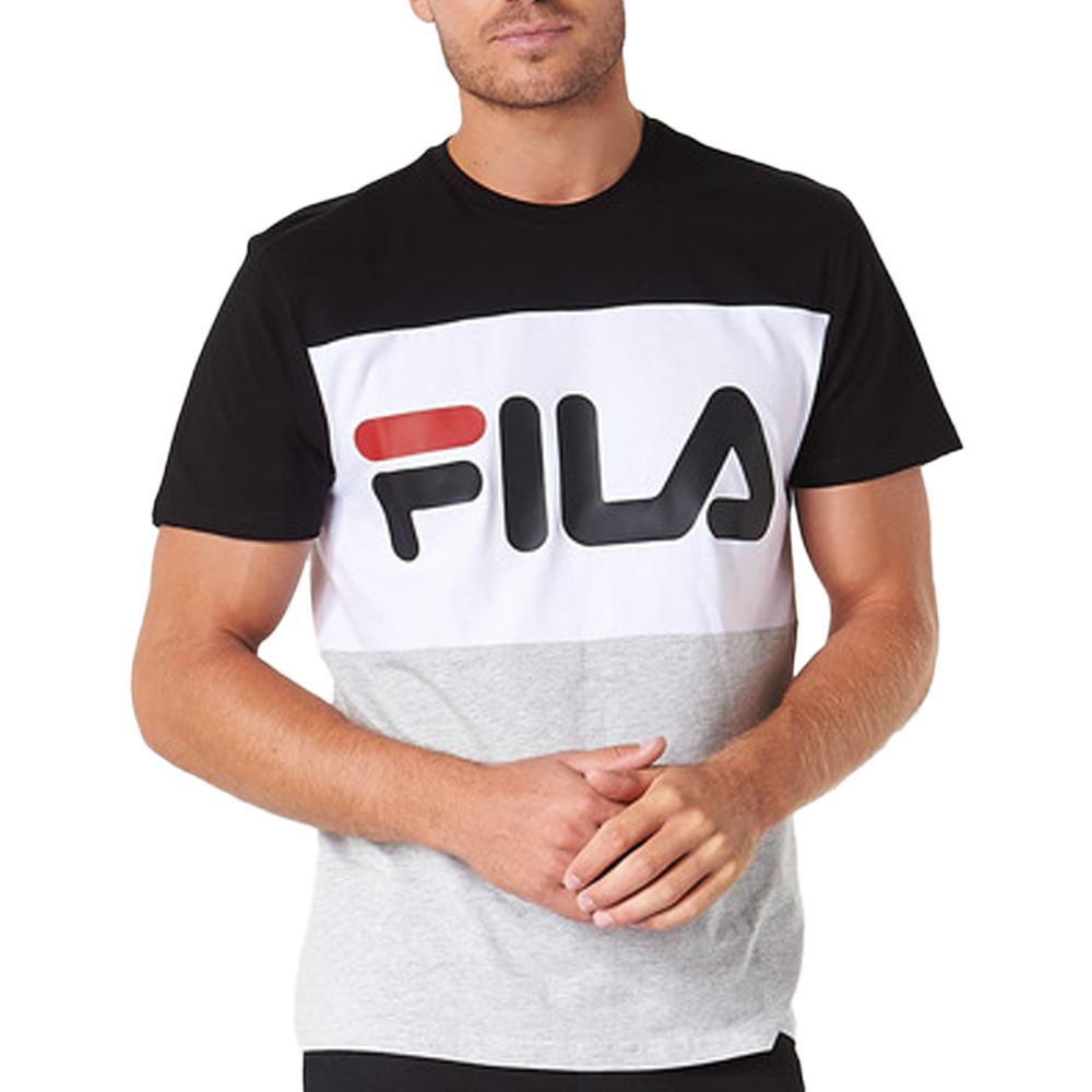T-shirt Gris/Noir Homme Fila Flat Matte vue 2