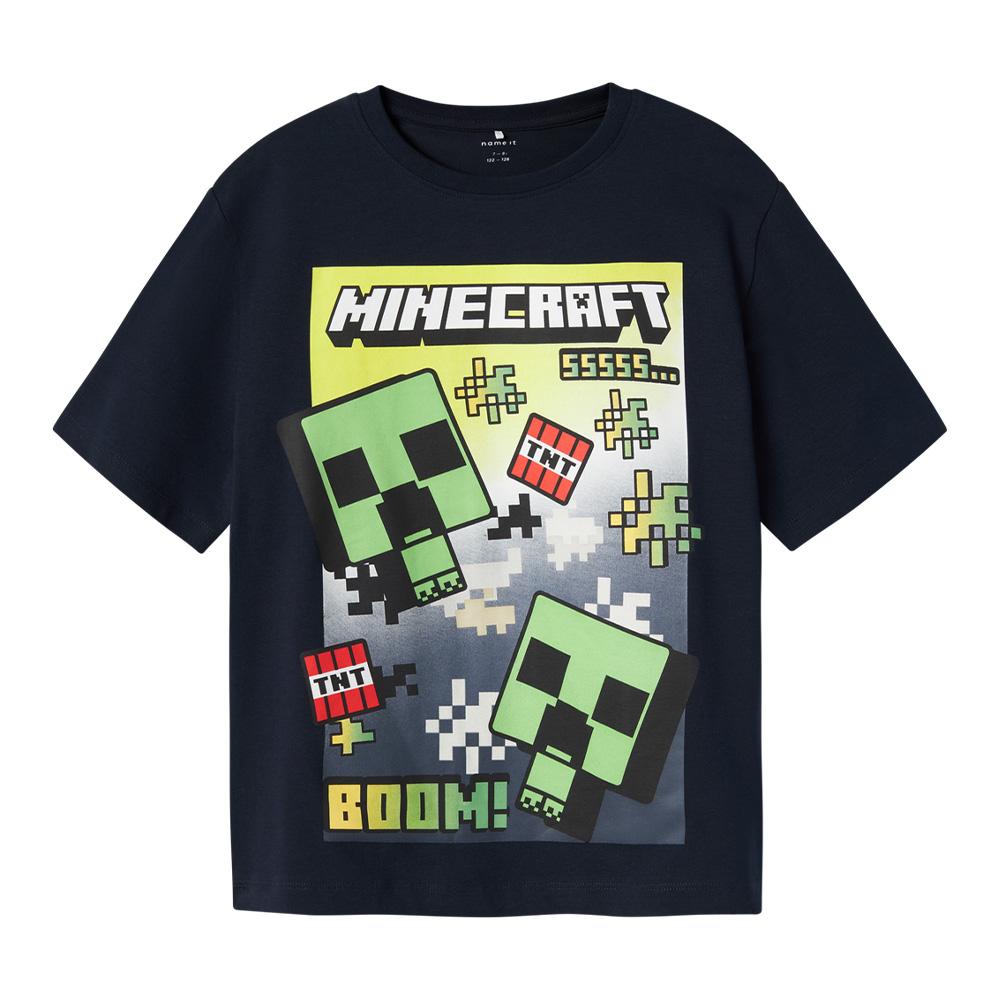 T-shirt Marine Garçon Name it Minecraft vue 2