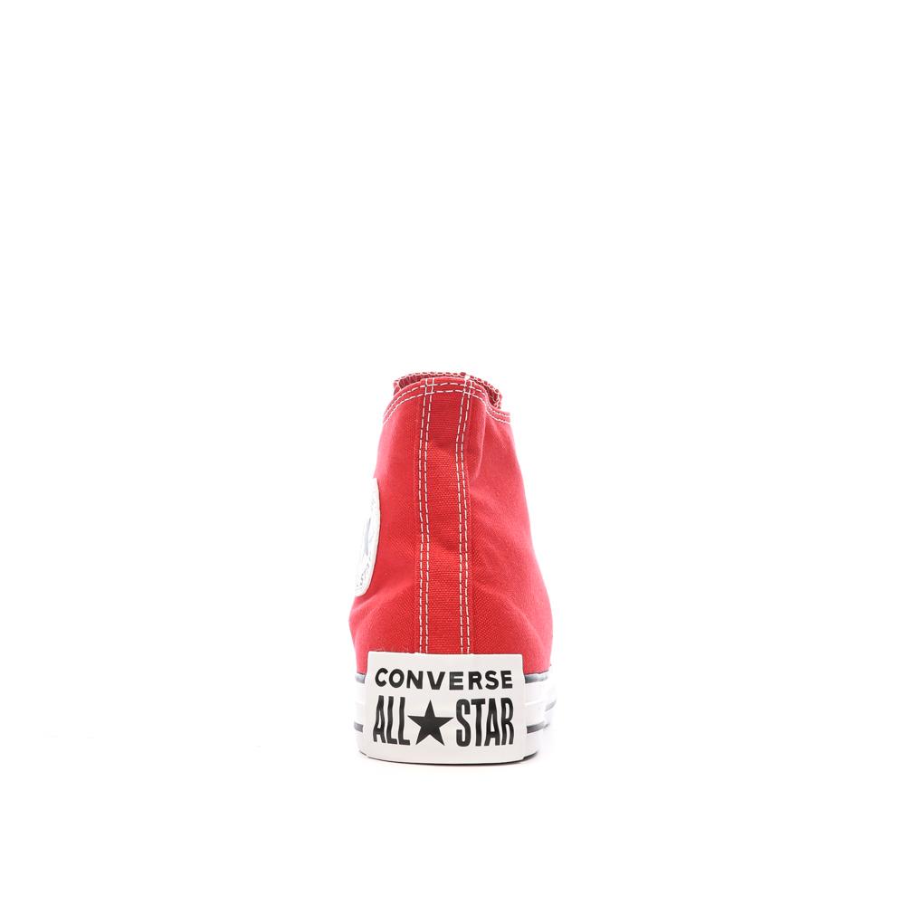 Baskets Rouges Fille/Femme Converse Chuck Taylor All Star Sketch vue 3
