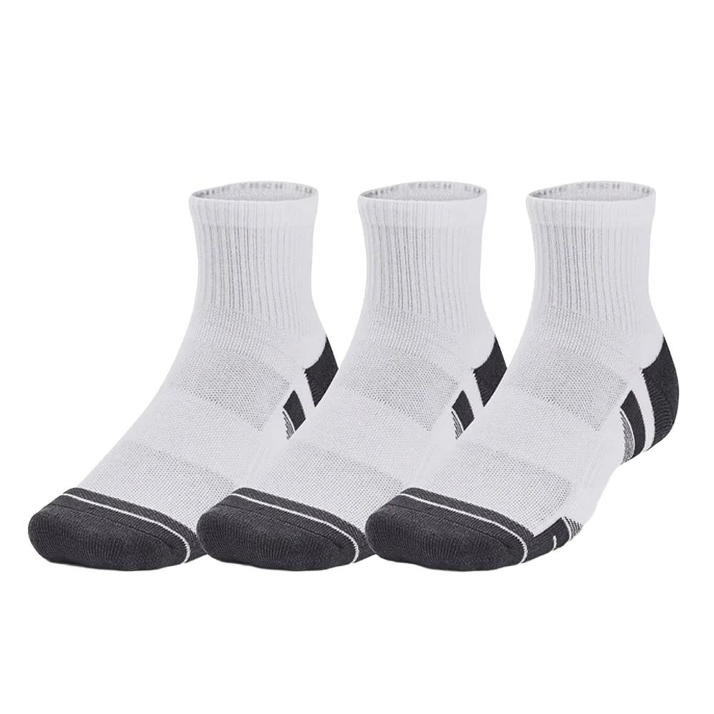 x3 Pairs of Under Armour Performance Tech White Men’s Socks affordable