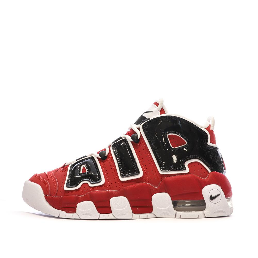 Baskets Rouge Garçon Nike Air More Uptempo pas cher