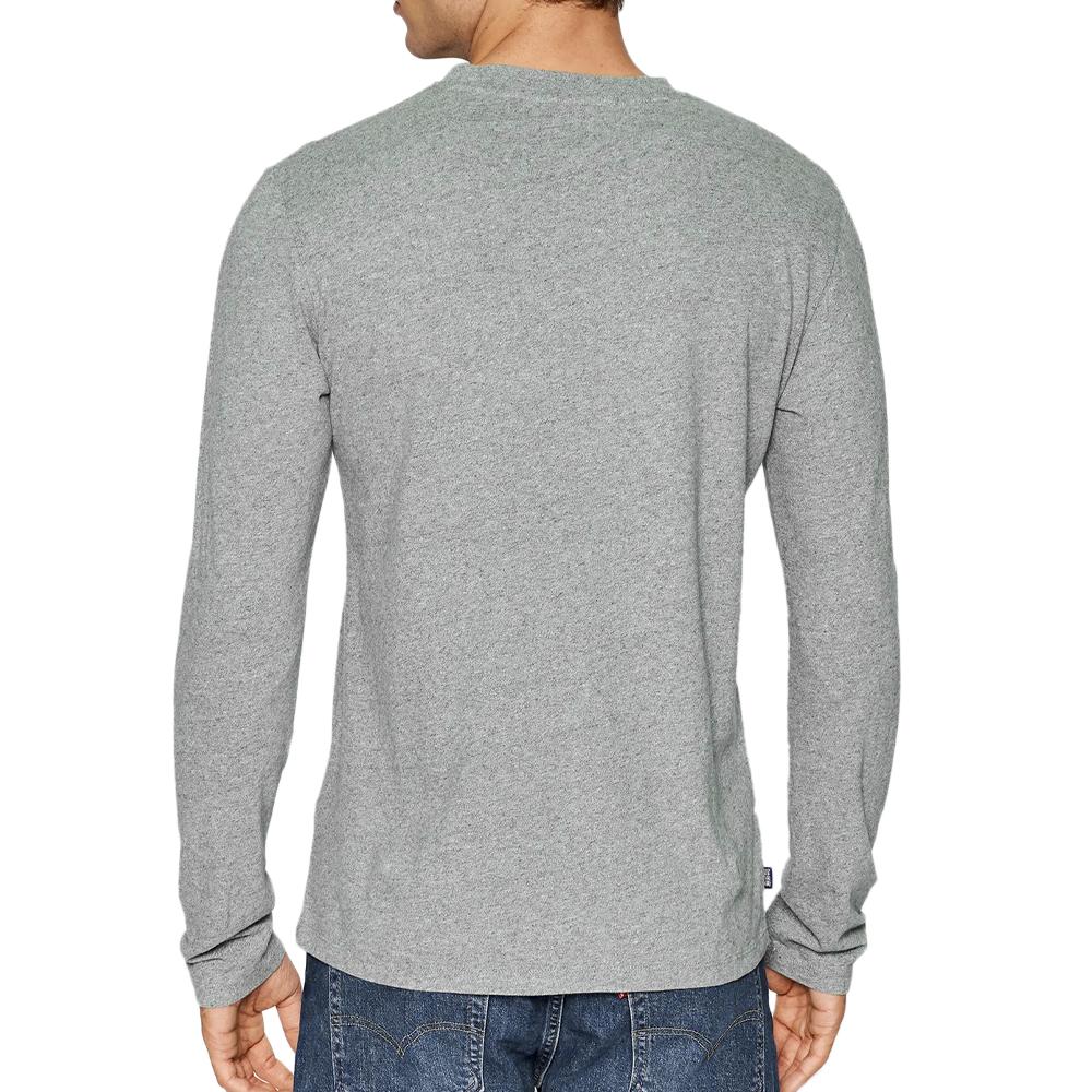 T-shirt Manches Longues Gris Homme Superdry 02A vue 2