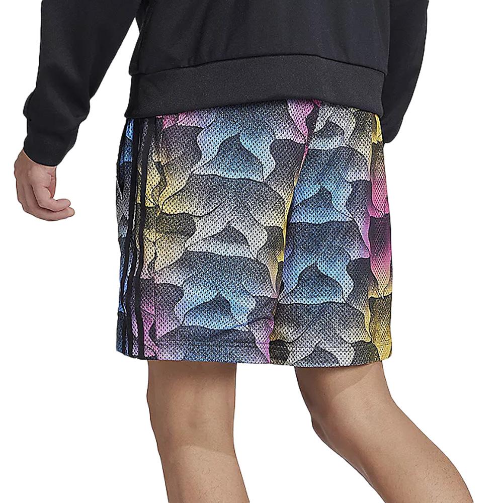 Short Bleu/Violet Homme Adidas IS1533 vue 2