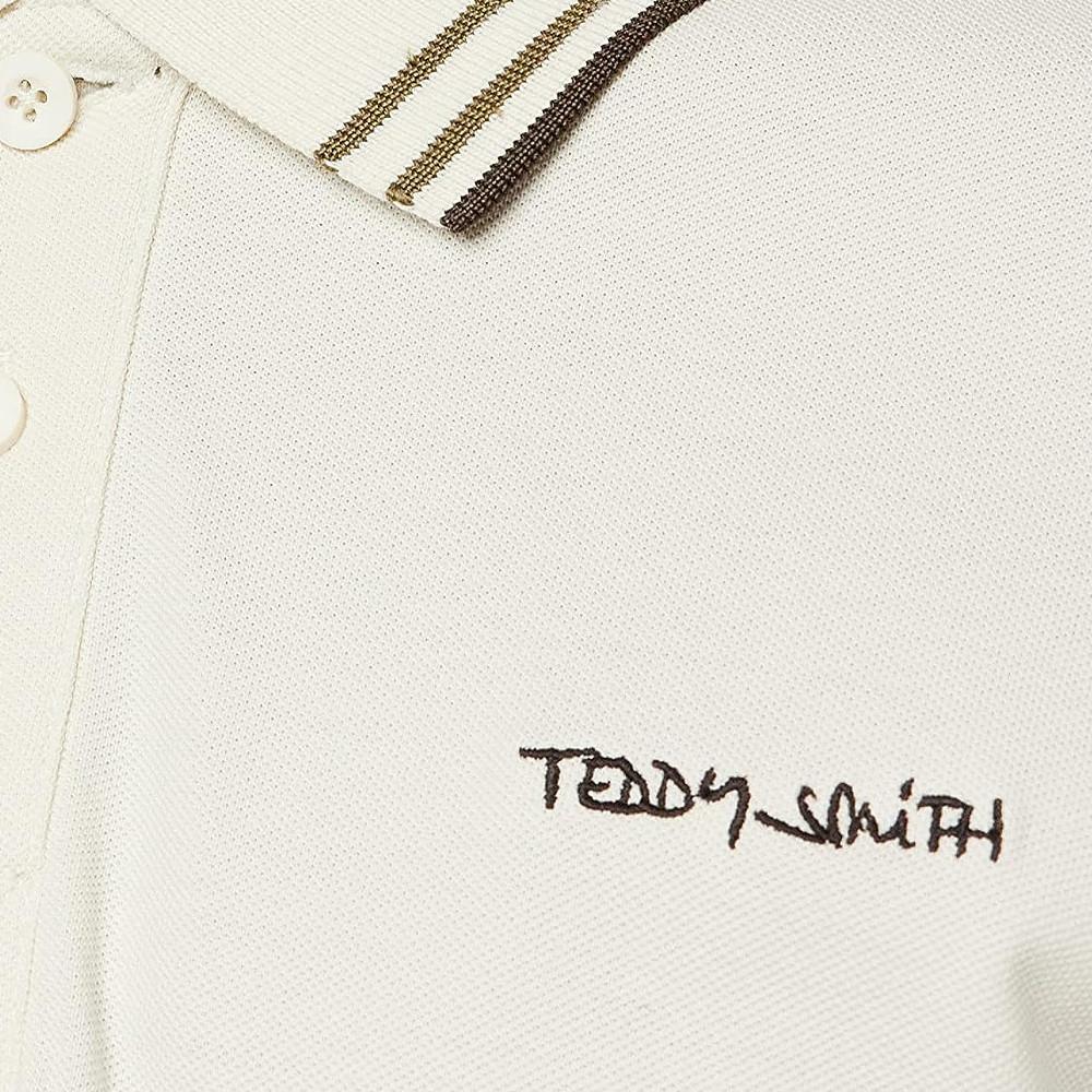 Polo Blanc Homme Teddy Smith Pasian vue 3