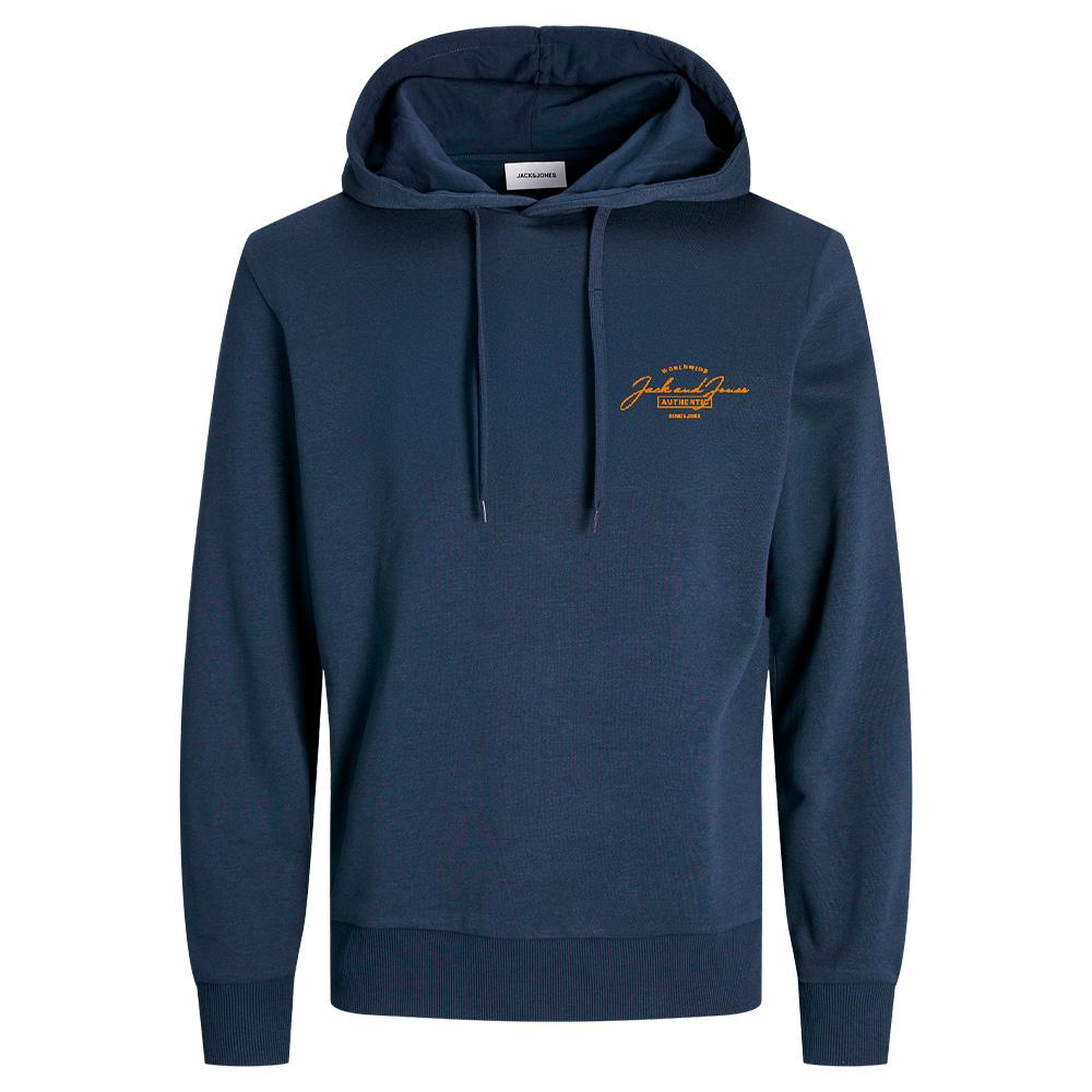 Sweat Marine/Orange Homme Jack & Jones Ferris pas cher