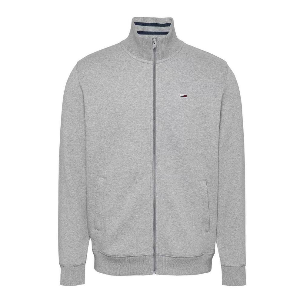 Sweat Zippé Gris Clair Homme Tommy Hilfiger Fleece pas cher
