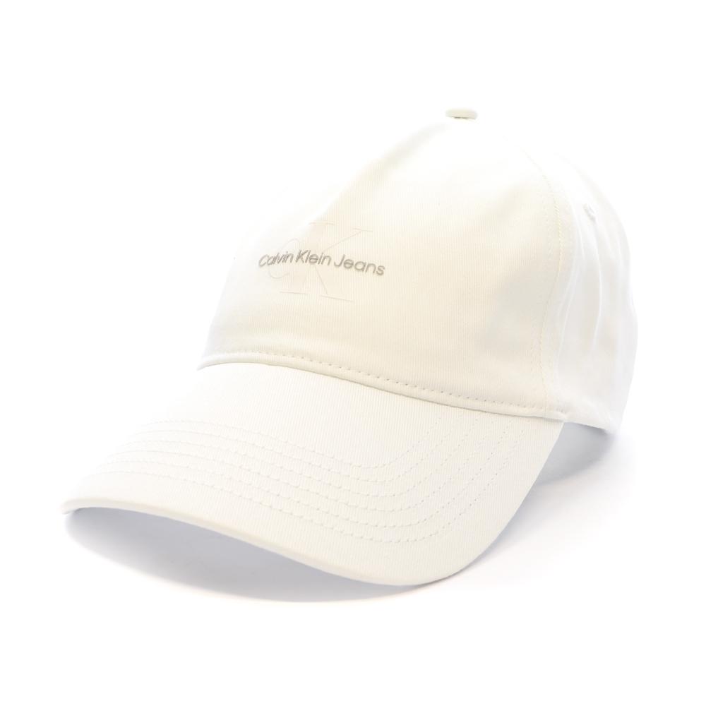 Casquette Blanche Femme Calvin Klein Jeans Printed Monologo pas cher