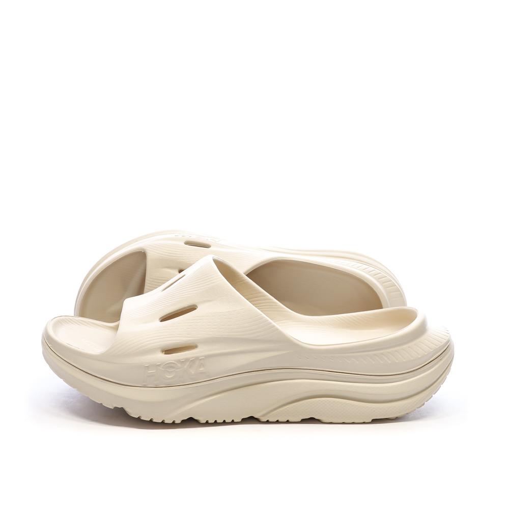 Claquettes Beiges Homme Hoka Recovery pas cher