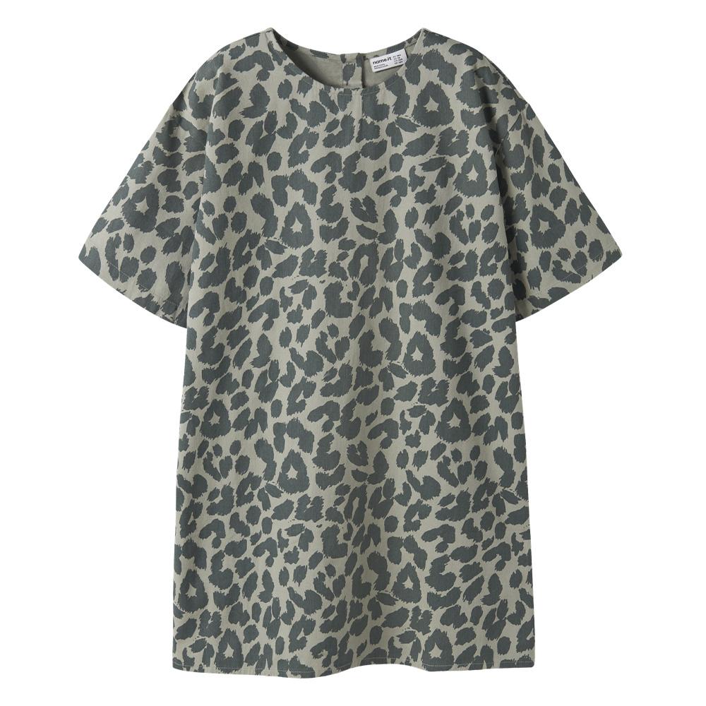 Kaki/Schwarzes Kleid für Mädchen von Name it Nkfbelate günstig