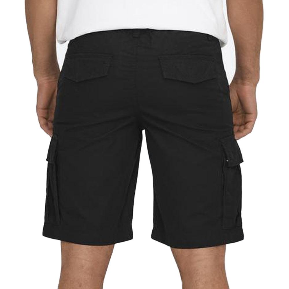 Short Cargo Noir Homme Only & Sons Loc vue 2