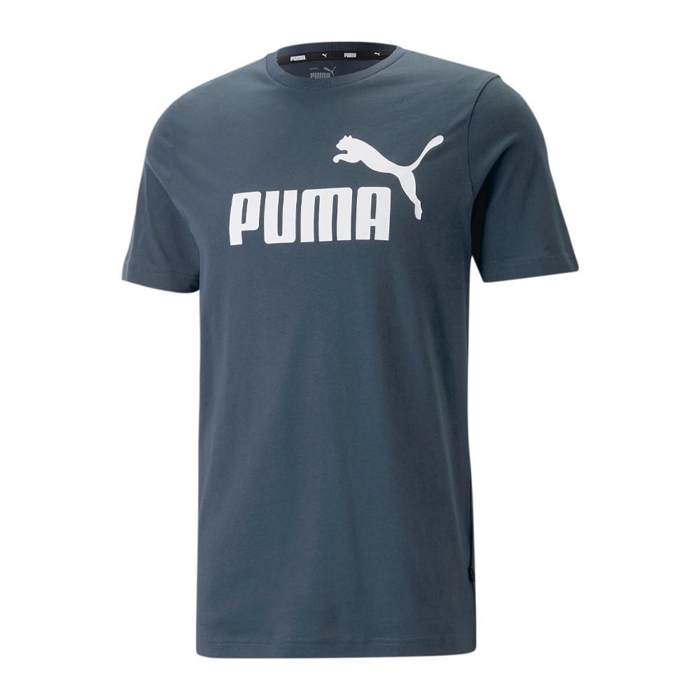 T-shirt Marine Homme Puma Essential Logo pas cher