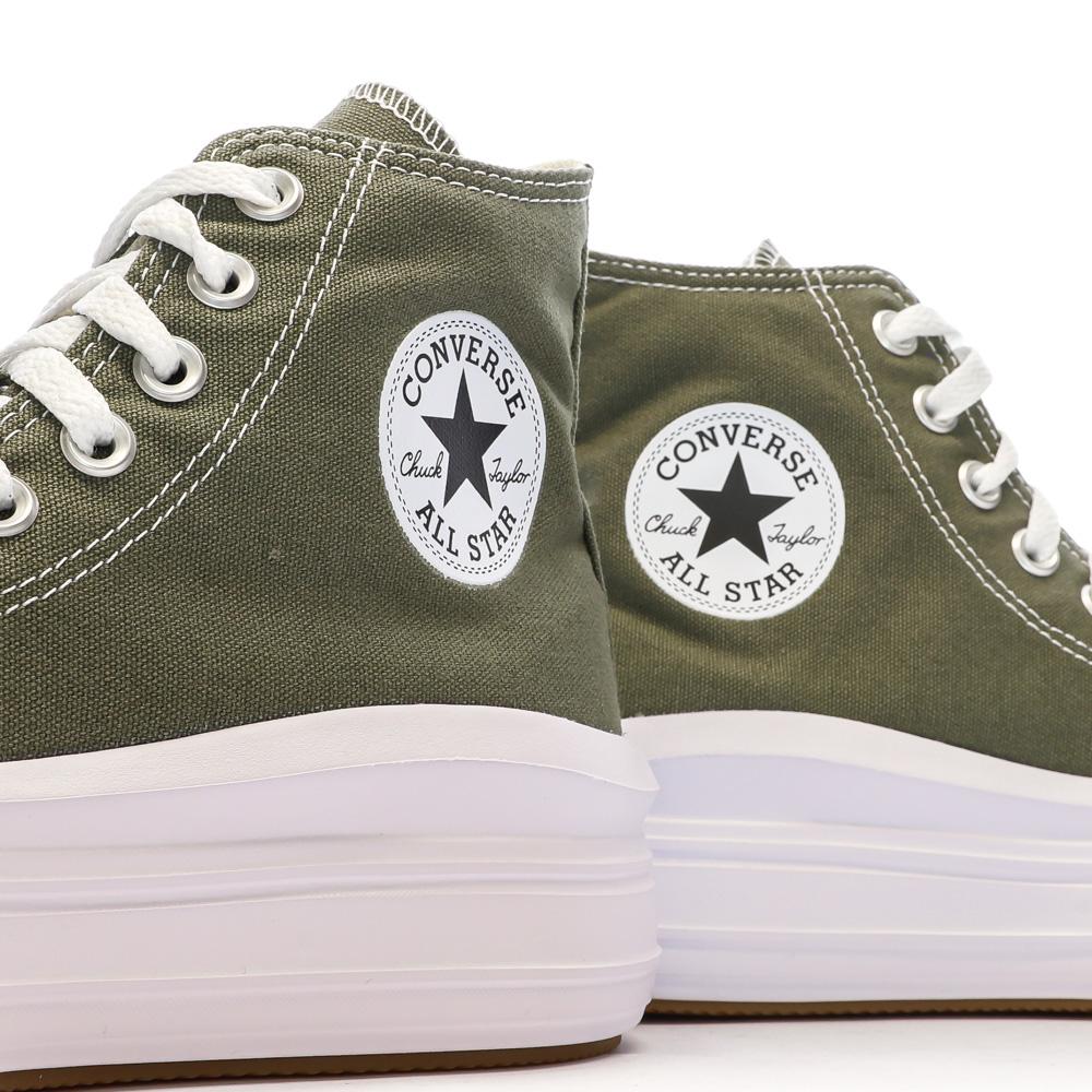 Baskets Kaki Femme Converse Chuck Taylor All Star Move vue 7