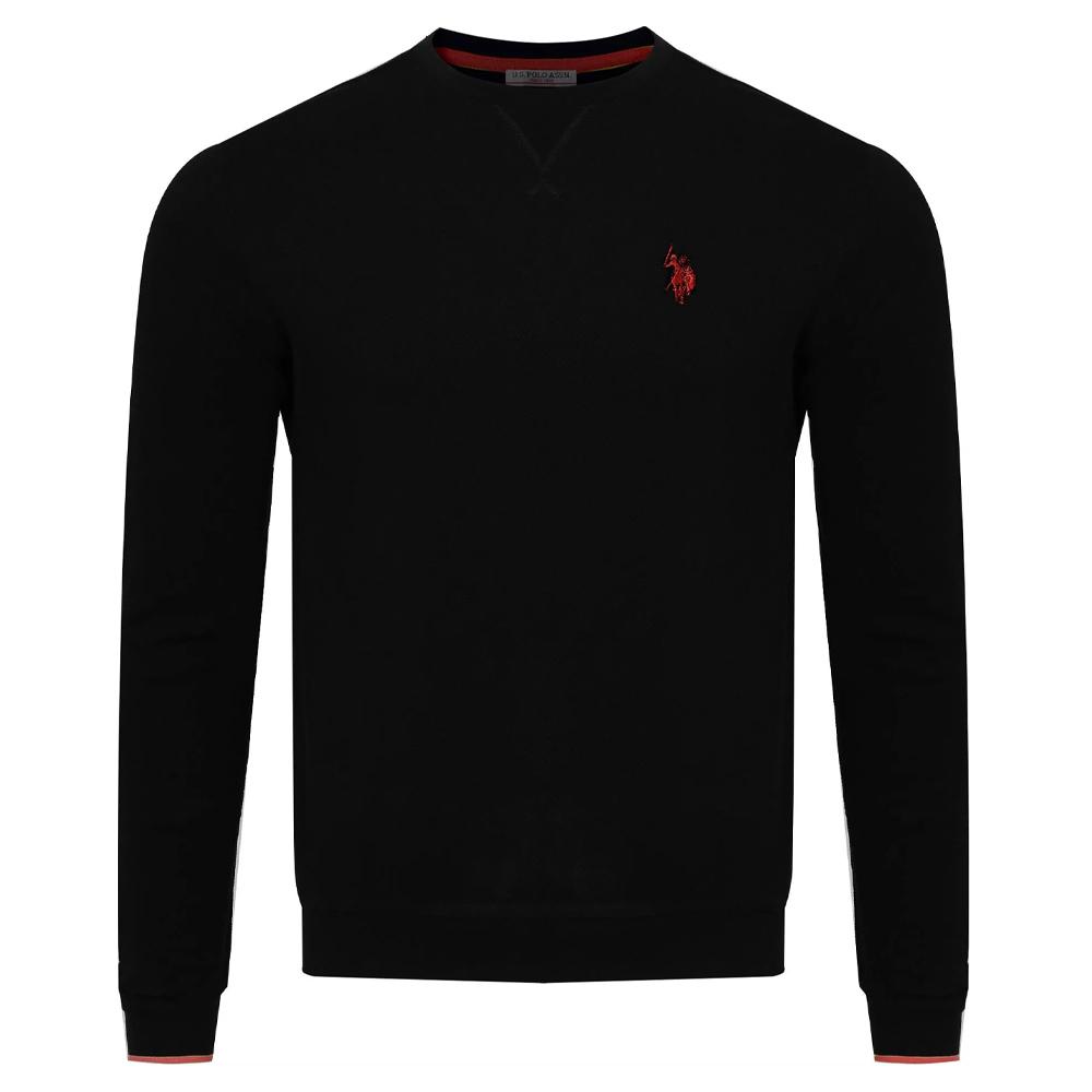 Pull Noir Homme US Polo ASSN ENEA pas cher