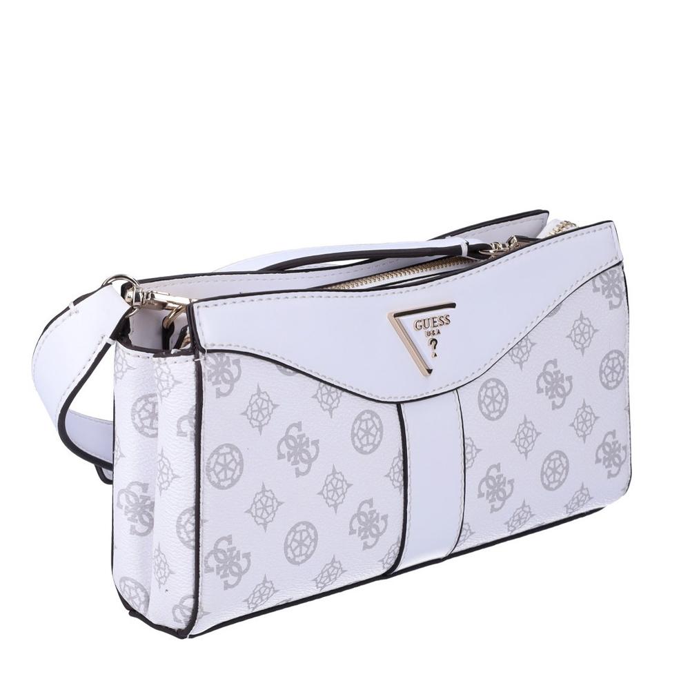 Sac à Bandoulière Blanc Femme Guess Dorys vue 2