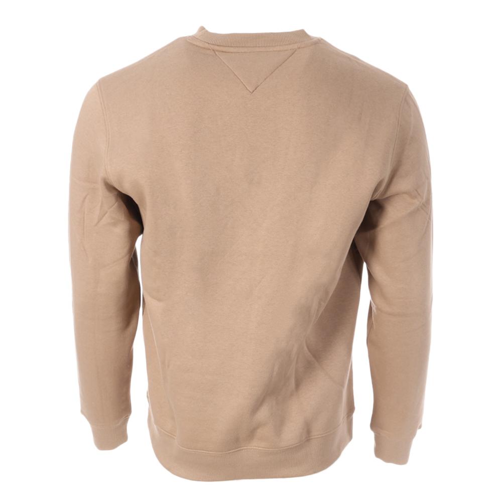 Sweat Beige Violet Homme Tommy Hilfiger Reg Flag Crew vue 2