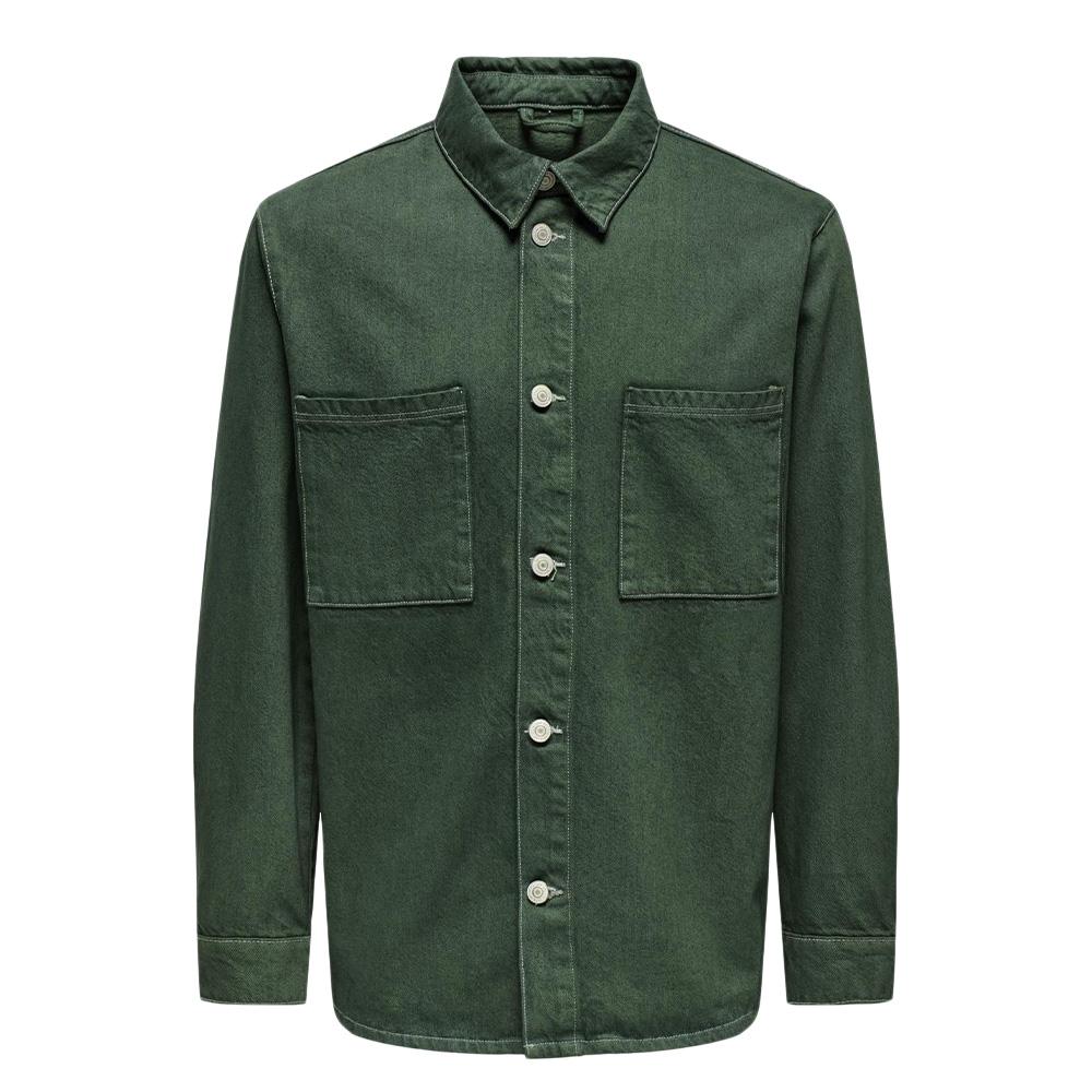 Veste Verte Homme Only & Sons Dago vue 3