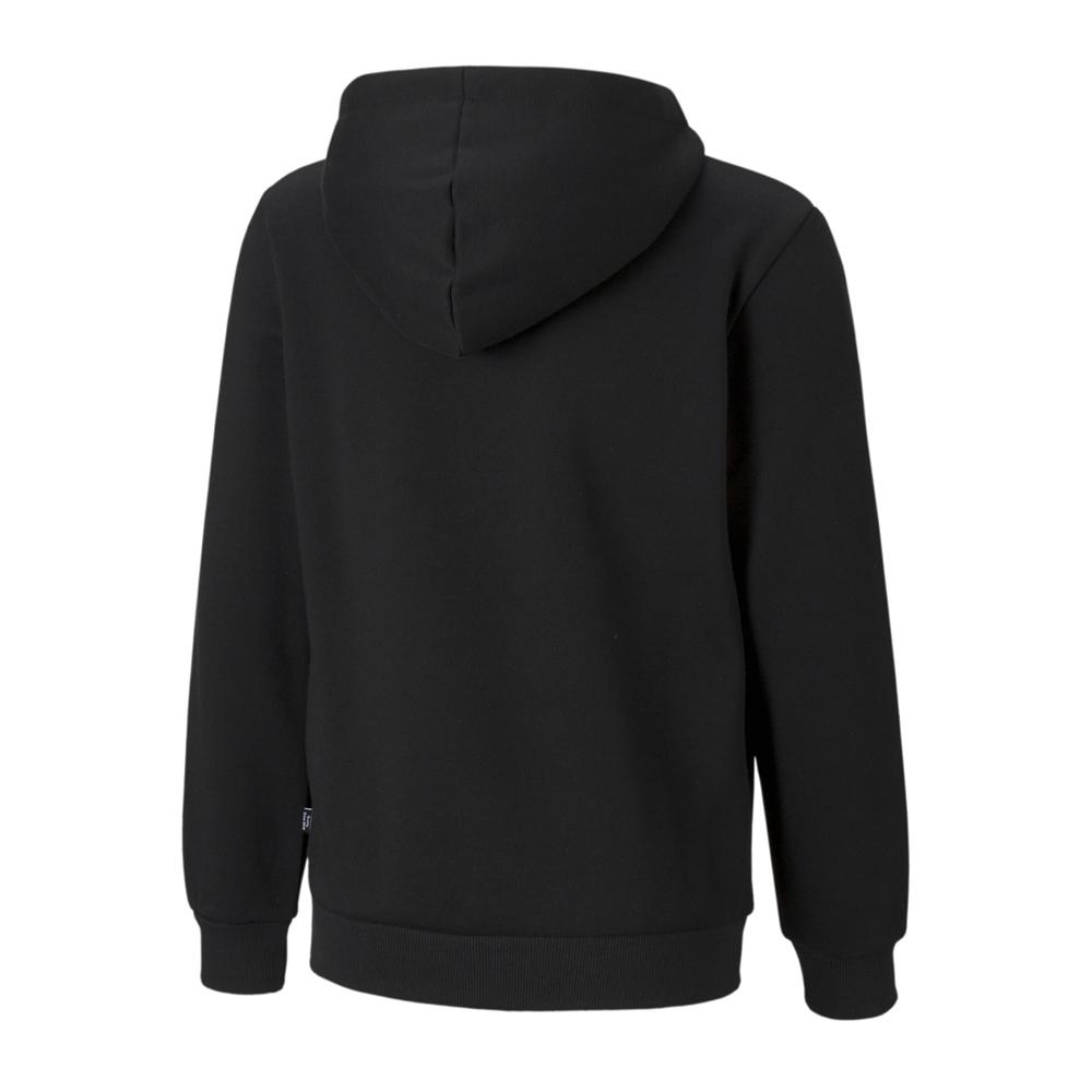 Sweat Noire Garçon Puma Hoodie vue 2