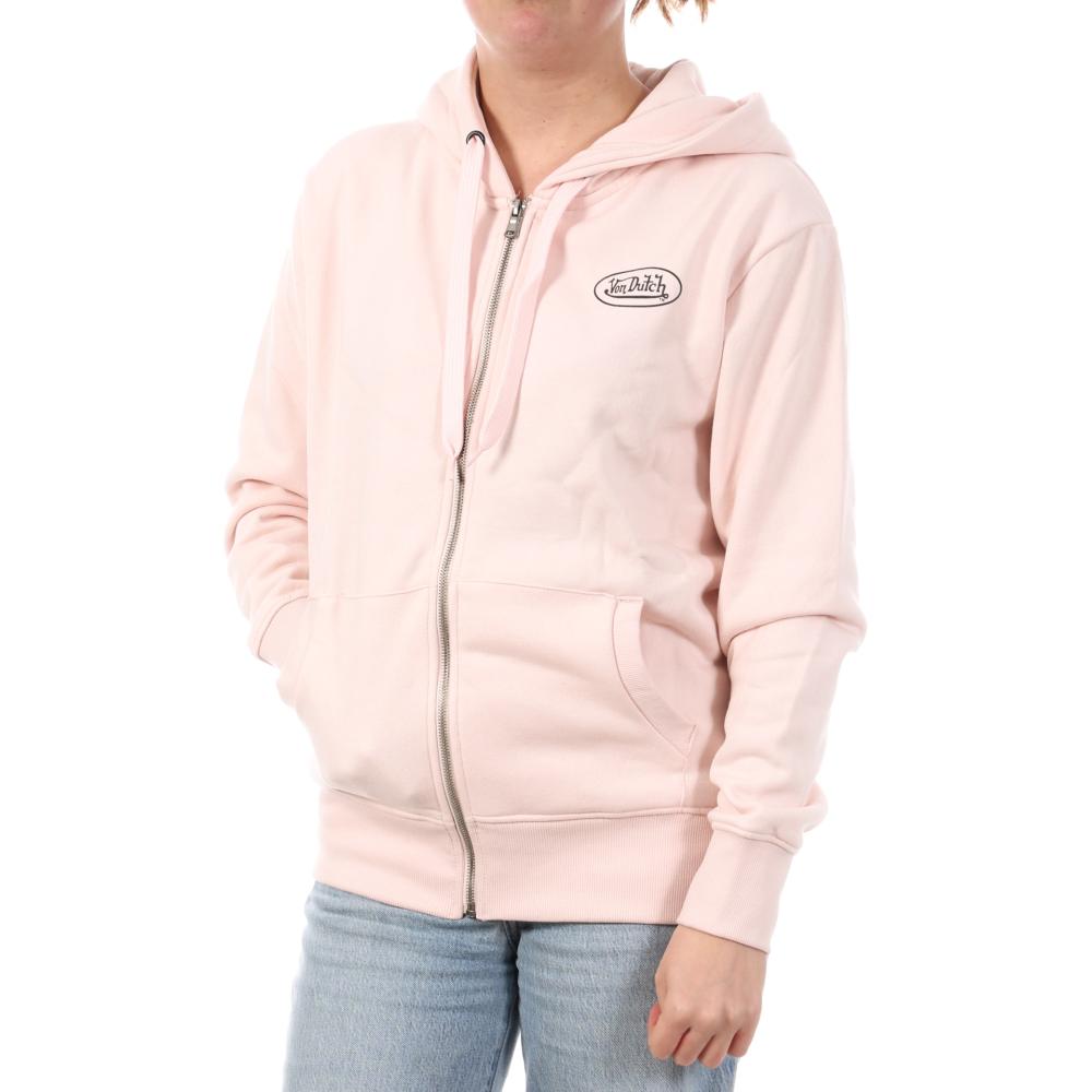Sweat Zippé Rose Femme Von Dutch SLIGN pas cher