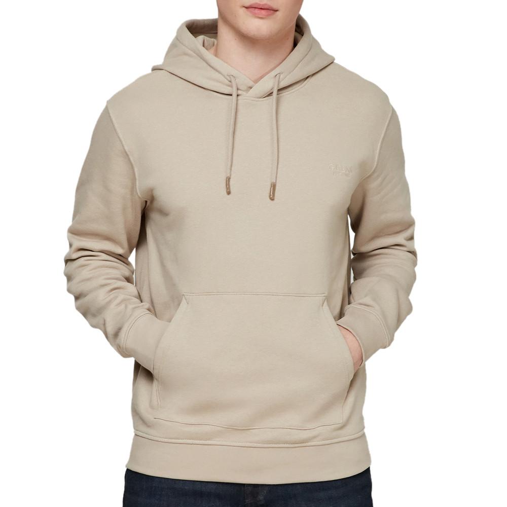 Sweat à capuche Beige Homme Guess Ander pas cher