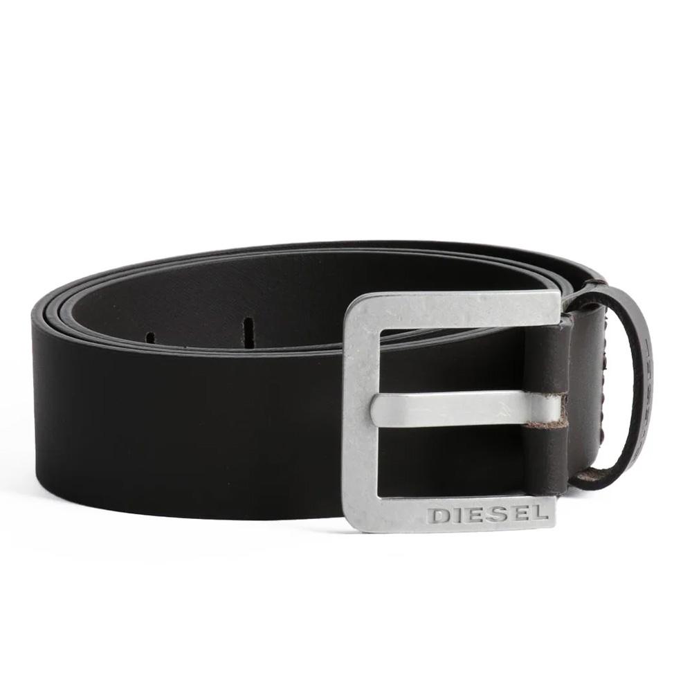 Ceinture Marron foncé Homme Diesel Bbasic Belt X10648 pas cher