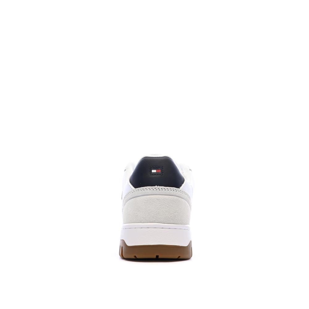 Baskets Blanches/Marine Homme Tommy Hilfiger Core Leath vue 3
